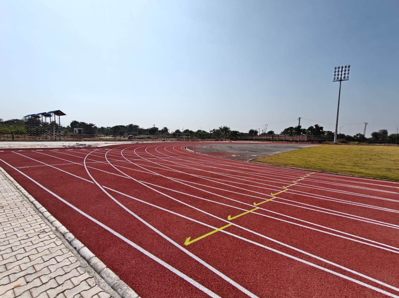 Sainik School Jhunjhunu Athletics Track