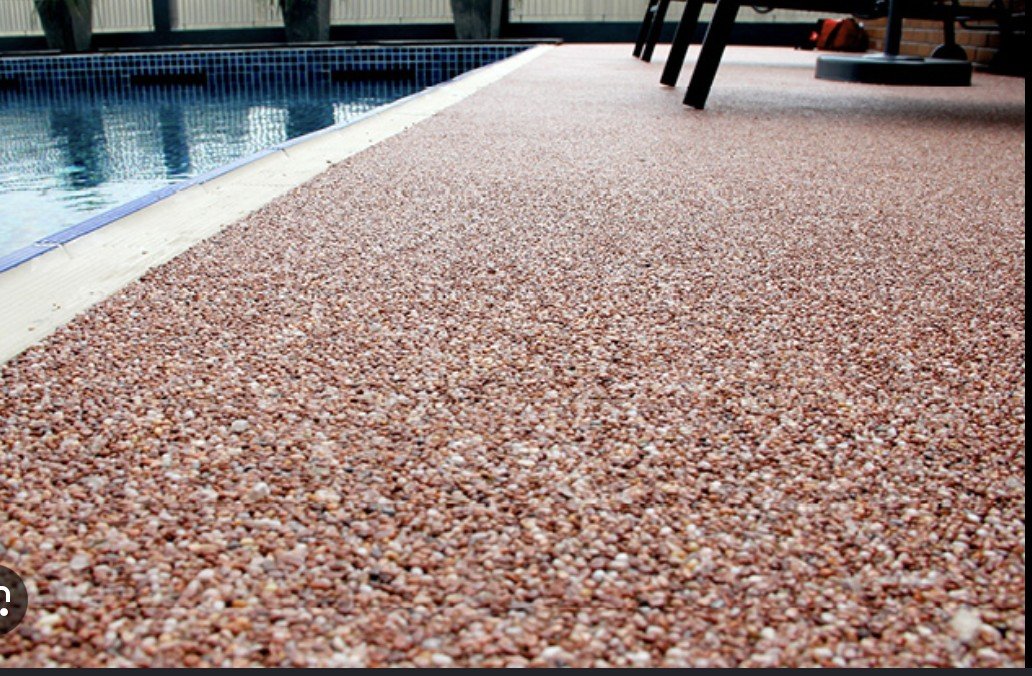 Resin Bound Stone Carpet Pool Deck