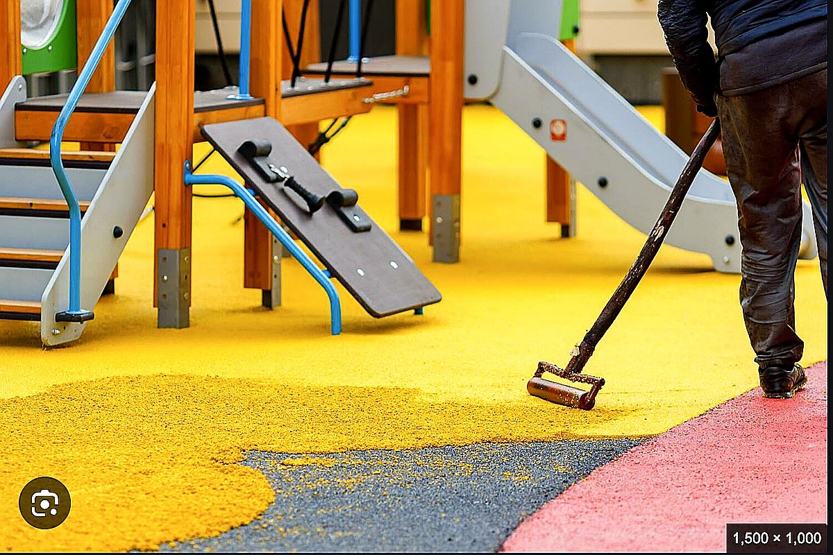 EPDM Rubber Granule Installation