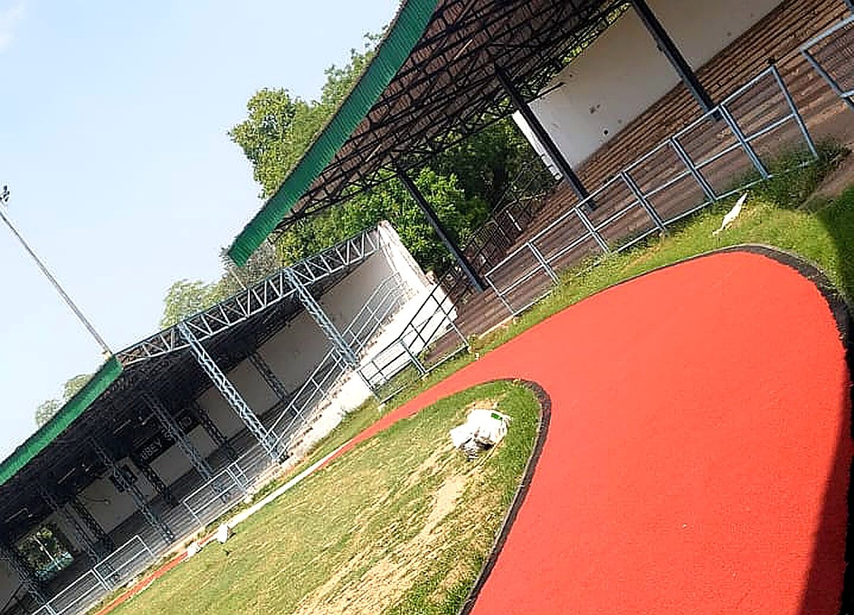 Harbaksh Stadium Delhi Cantonment Athletics Track